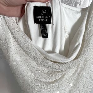 Adrianna Papell Beaded Slip Dress